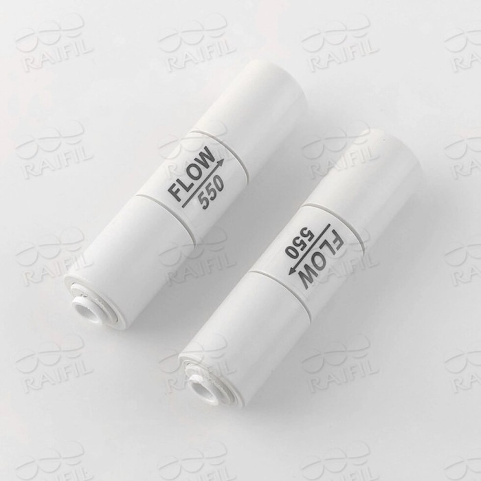 WB-FR5050-Q / FP-550P-EZ Organic Обмежувач дренажа - 550 мл/хв (трубка1/4" - трубка 1/4")