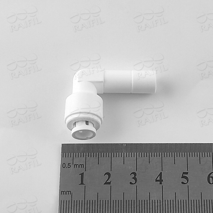 4SE6 (Organic) Фітинг кутовий (трубка 1/4" - стрижень 3/8")