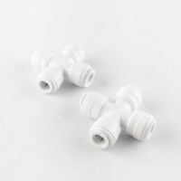 1808-B / 6CR6-D Фітинг розподілювач хрестообразний (трубка 3/8 - трубка 3/8 - трубка 3/8 - трубка 3/8)