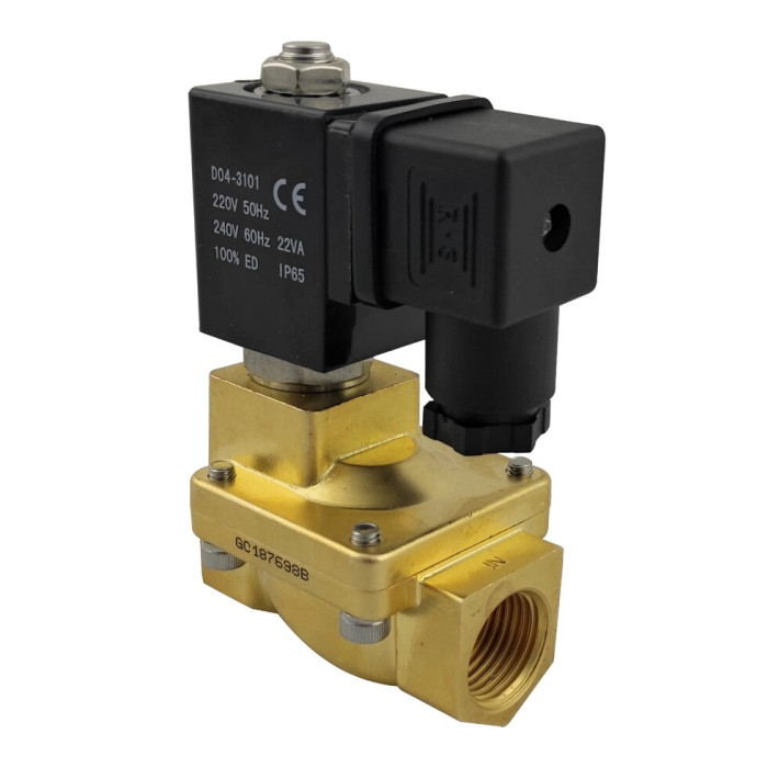 Нормально закритий клапан косвенної дії 3/4 RSP-20-E-AC220V 0,3-16 bar