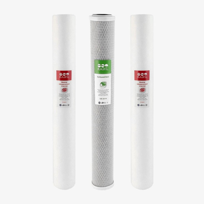 Комплект змінних картриджів 20 Slim RAIFIL (SC-20, CBC-20-10, SC-20)
