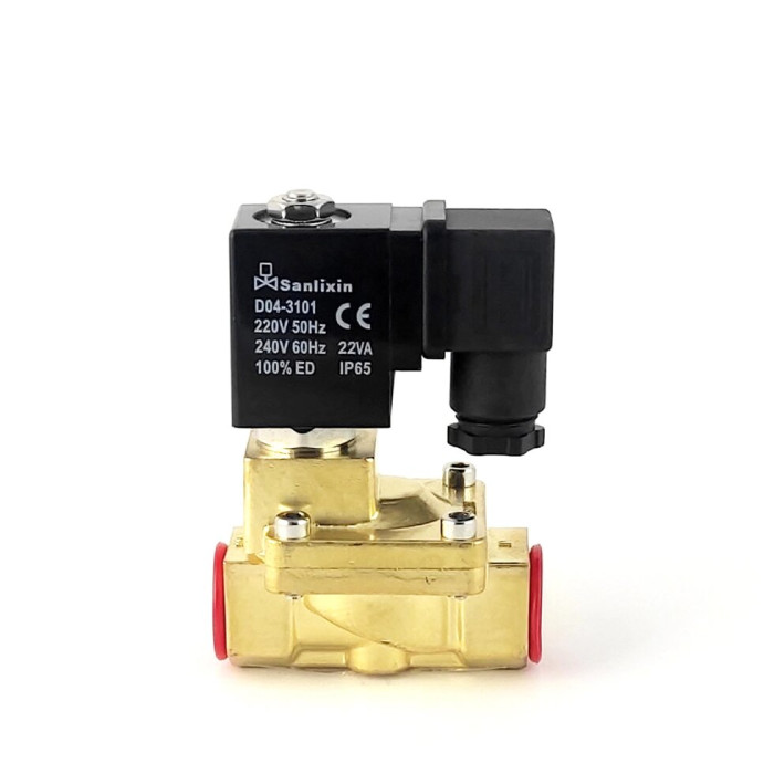 Нормально закритий клапан непрямої дії 1/2 Sanlixin SLP1DF02E1D13 AC220V 0,5-16 bar