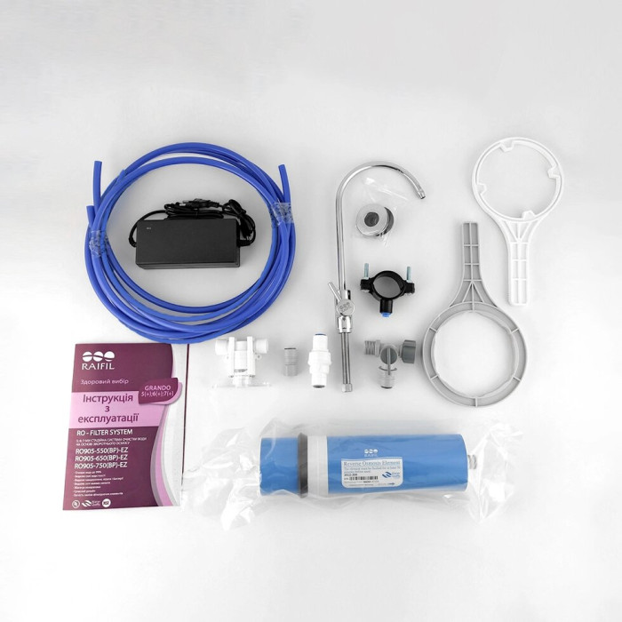 Сиcтема зворотнього осмосу високої продуктивності RAIFIL-400G-10"Blue controller