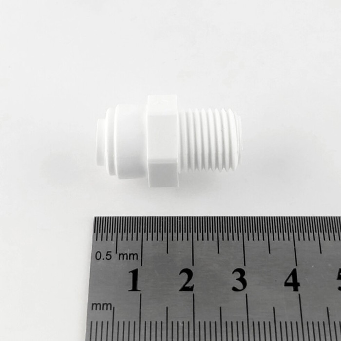 WA-MC0404 / 4mc4 Фітинг прямий (трубка 1/4 - різьба зовнішня 1/4) Organic
