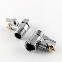 Адаптер+шаровый вентиль 1/4" (AD-4BC-3W/BV-2BC-CH) латунь