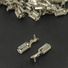 MW4.8GS-21T Клема плоска 4.8 мм, без ізоляції, луджена мідь