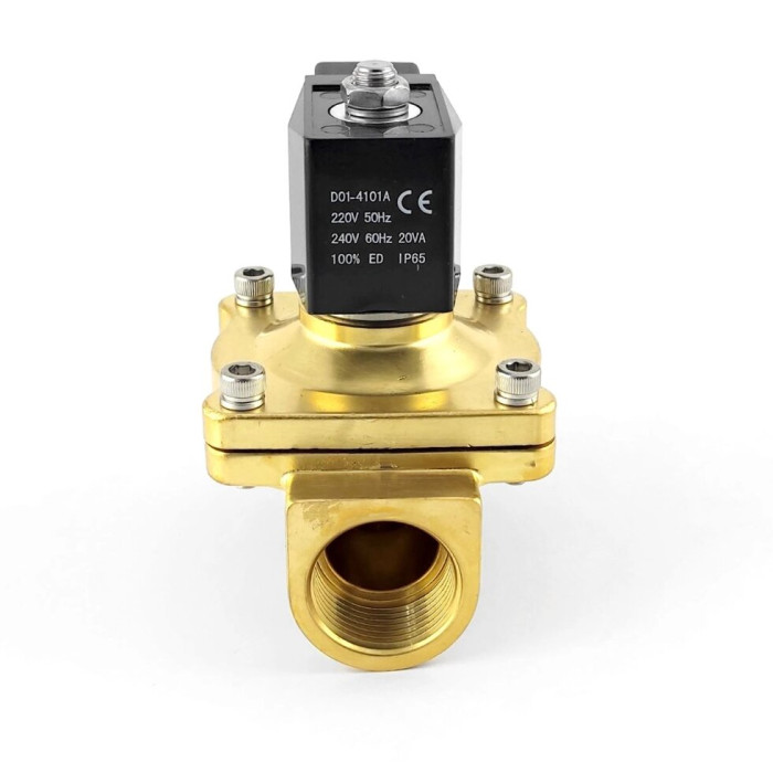 Нормально закритий клапан прямої дії 1 1/4" Round Star 2W-32N-AC220v