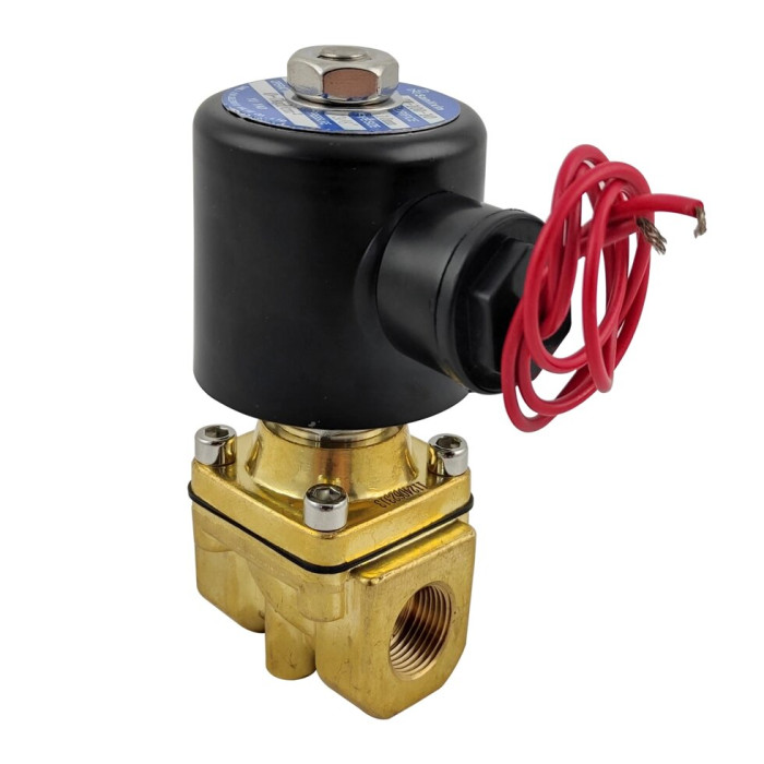 Нормально закритий клапан прямої дії 3/8 Sanlixin 2W-100-10C EPDM AC220v 0-7 bar