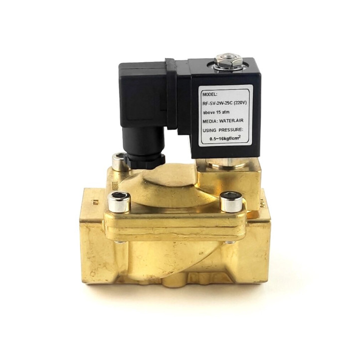 Нормально закритий клапан непрямої дії 1 Sanlixin SLP1DF02EG25 (RF-SV-2W-25C) AC220V 0,5-16 bar
