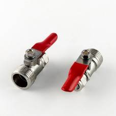 Латунний кульковий клапан (зовнішня труба) 3/8 "-1/2" (BV-3BC-6MC8)