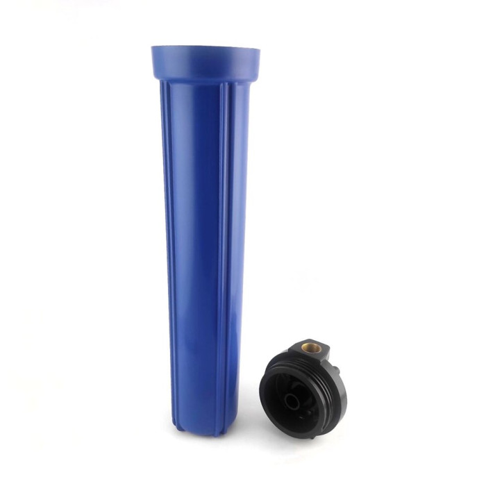 Колба 20д Slim 3/4" синя 890 (в комплекті ключ, кронштейн, саморізи)