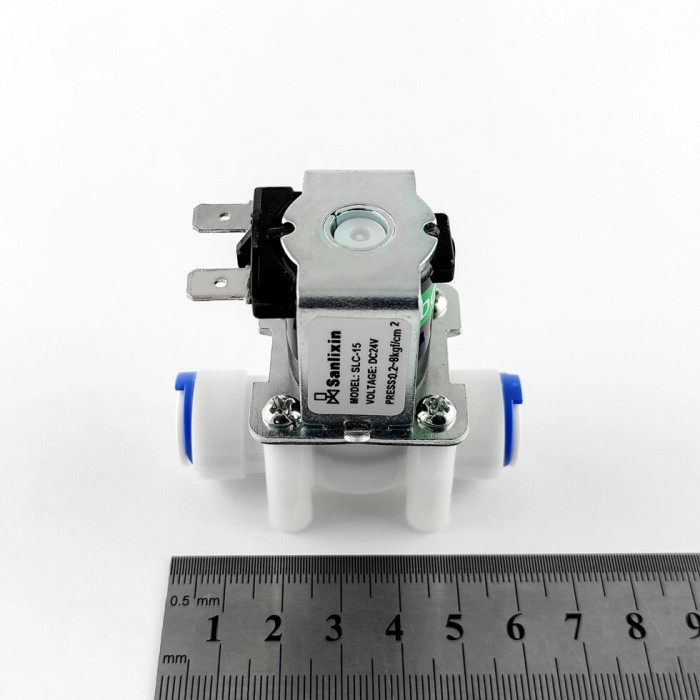 SLC-15 Соленоїдний клапан 24V 4,8W DC (ESV-3/8" (24V)-4.8W) швидкоз'ємний 3/8